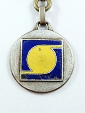 KEYCHAIN - Augis - PENEL and FLIPO - ROUBAIX - TEXTILES - 60s, enamelled