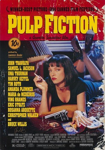 Pulp fiction affiche de - affiche,