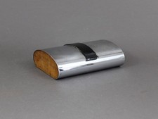 Art Deco Chrome Brass Box