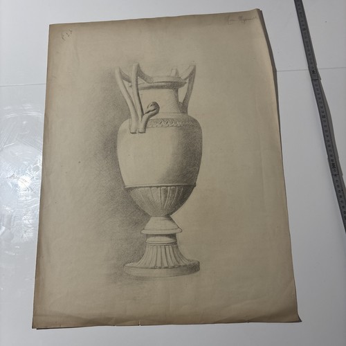 Ancien dessin xixe crayon - dessin,