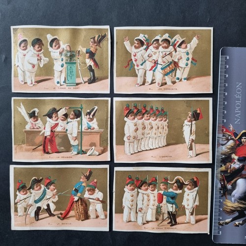 Chromos anciens dorés - 6,