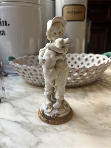Ancienne sculpture biscuit - sculpture, en