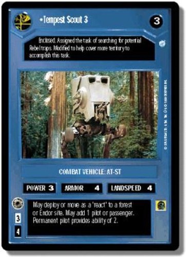 Tempest scout star wars ccg - scout,