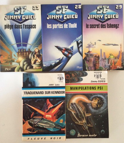Lot romans jimmy - 5, guieu