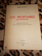 BARTHE Emile : Los profitaires
