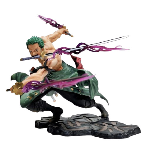 Figurine zoro 10cm - 10cm, trois