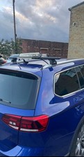 Thule 120cm single roof bar with keys and locks amber beacon included vw passat