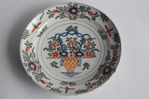 Assiette faïence delft - assiette,