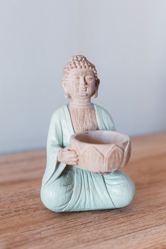 Statuette bouddha bougeoir - bouddha,