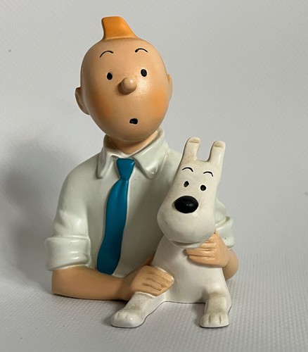Herge buste tintin et - herge, milou