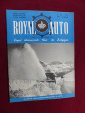 Revue Auto - Royal Auto  / belgique  - mars 1953