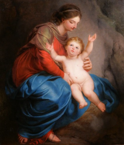 Antique painting peter joseph - antique,