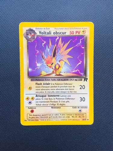 Carte pokemon voltali - carte,