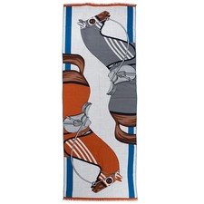 Hermes Rectangle Cheval a la Couverture rectangle Horsewear 103840T 07 Scarf Sha