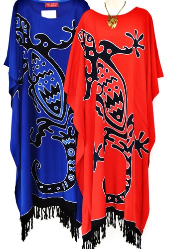 Robe kaftan longue maxi gecko - kaftan,