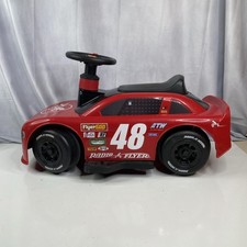 Electric Drivable Nascar #48 Race Car for Kids Radio Flyer Power 28" Long WORKS