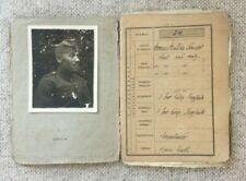 ww2 Hungarian Army Jewish Soldier Photo ID Booklet / Soldbuch 1944 Eastern Front