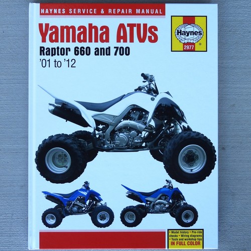 2001 2012 yamaha raptor - yamaha,