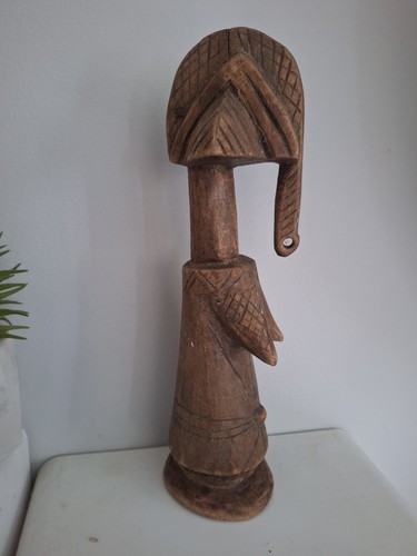 Statuette sculpture bois