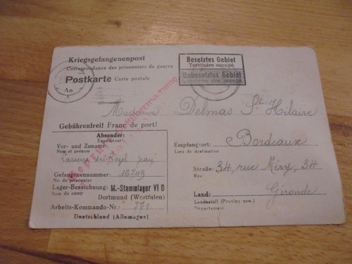 Postkarte carte prisonnier - postkarte, de