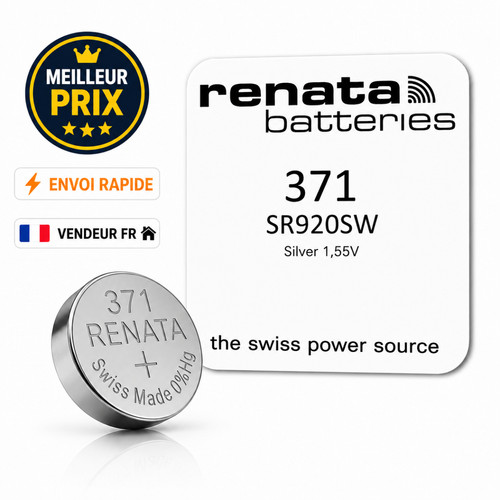 Pile 371 sr920sw oxyde argent - sr920sw,