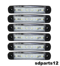 6 X 24v Led Blanc Feux De