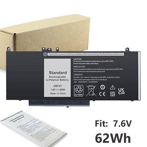 6mt4t batterie pour - batterie, dell