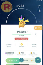 Pikachu Party Hat Costume Non-Shiny Go Reg or 1M