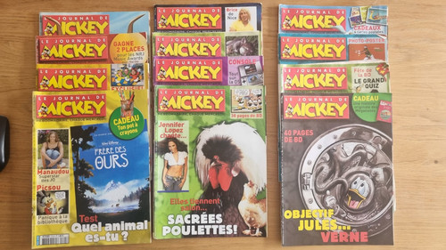 Journal mickey lot de - le,