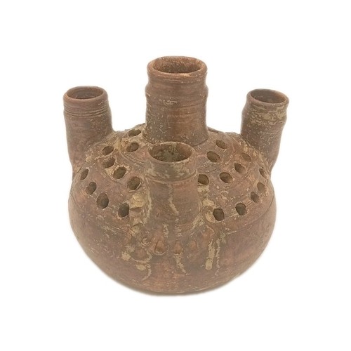 Vase grès cheminées - vase,