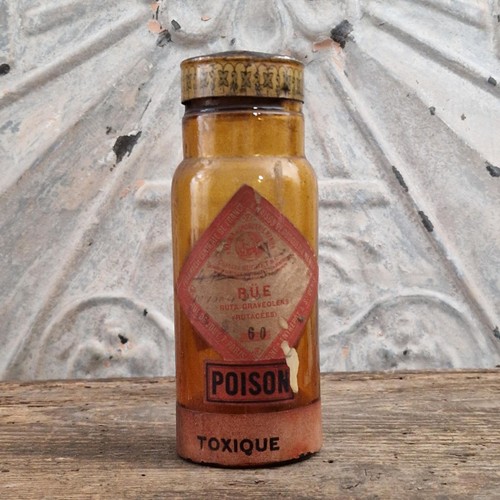 Old pharmacy bottle - , "street