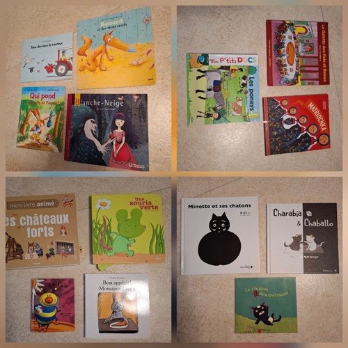 Gros lot livres pour - de,