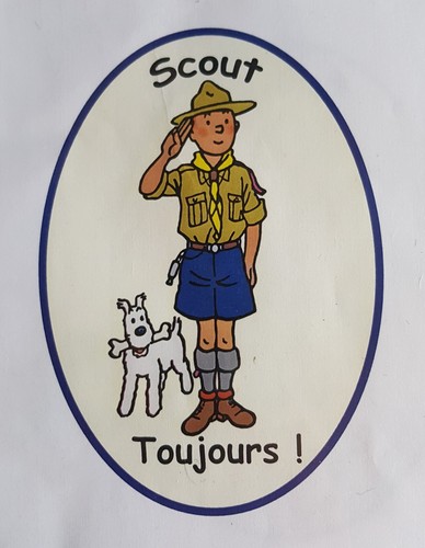 Autocollant stickers tintin - autocollant,