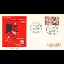 FDC - Le Maréchal de Lattre
