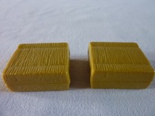 PLAYMOBIL LOT DE 2 BALLOTS DE PAILLE FOIN ANIMAUX FERME ACCESSOIRES