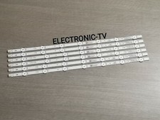 6 barrettes LED  pour TECHWOOD 49A04USB
