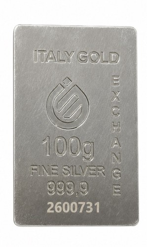 Lingot 100 grammes argent - lingot,