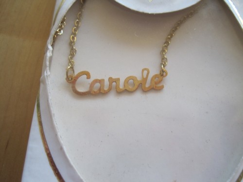 Collier chaine prénom de - ,