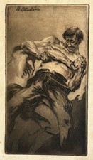 Edgar Chahine Gravure Eau