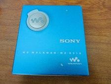 SONY MZ-E510 Walkman Portable MiniDisc Player Blue Used Japan Tested