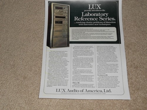 Luxman labratory séries - labratory,