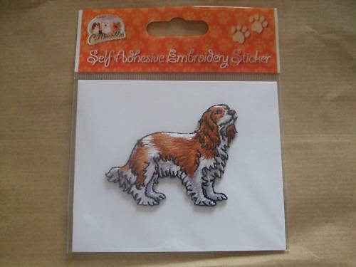 Sticker broderie chien - sticker,