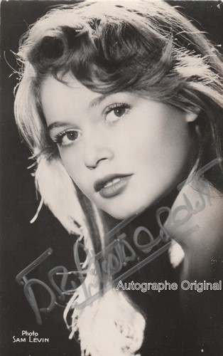 Brigitte bardot autographe - brigitte,