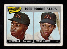 1965 Topps Baseball #16 Houston Colt 45's Rookie Stars Joe Morgan HOF RC VG-EX+