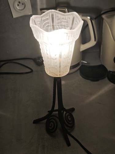 Lampe table art déco en - table,