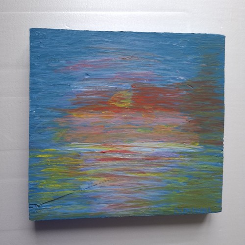 Toile tableau acrylique - tableau, À
