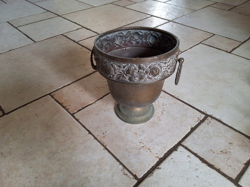 Ancien grand cache pot - , en