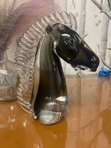 Tête cheval verre de - verre,