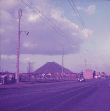 Cirons MONS 1960 - 2 photos Ektachrome Terril Mines Belgium - CO 10