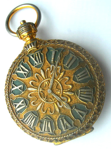 Ancien rare poudrier compact - ancien,